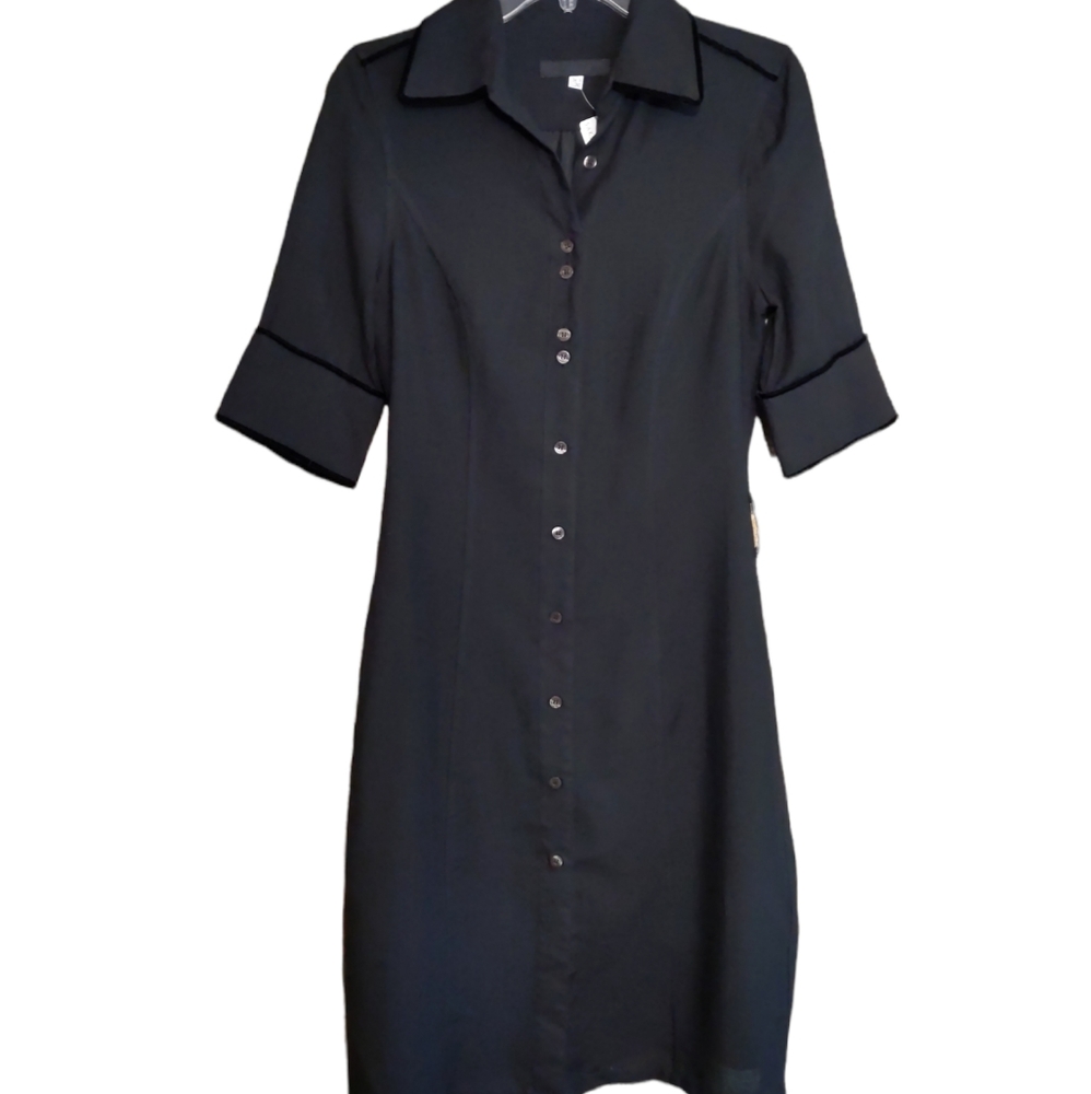 Rebecca & Drew black shirt dress